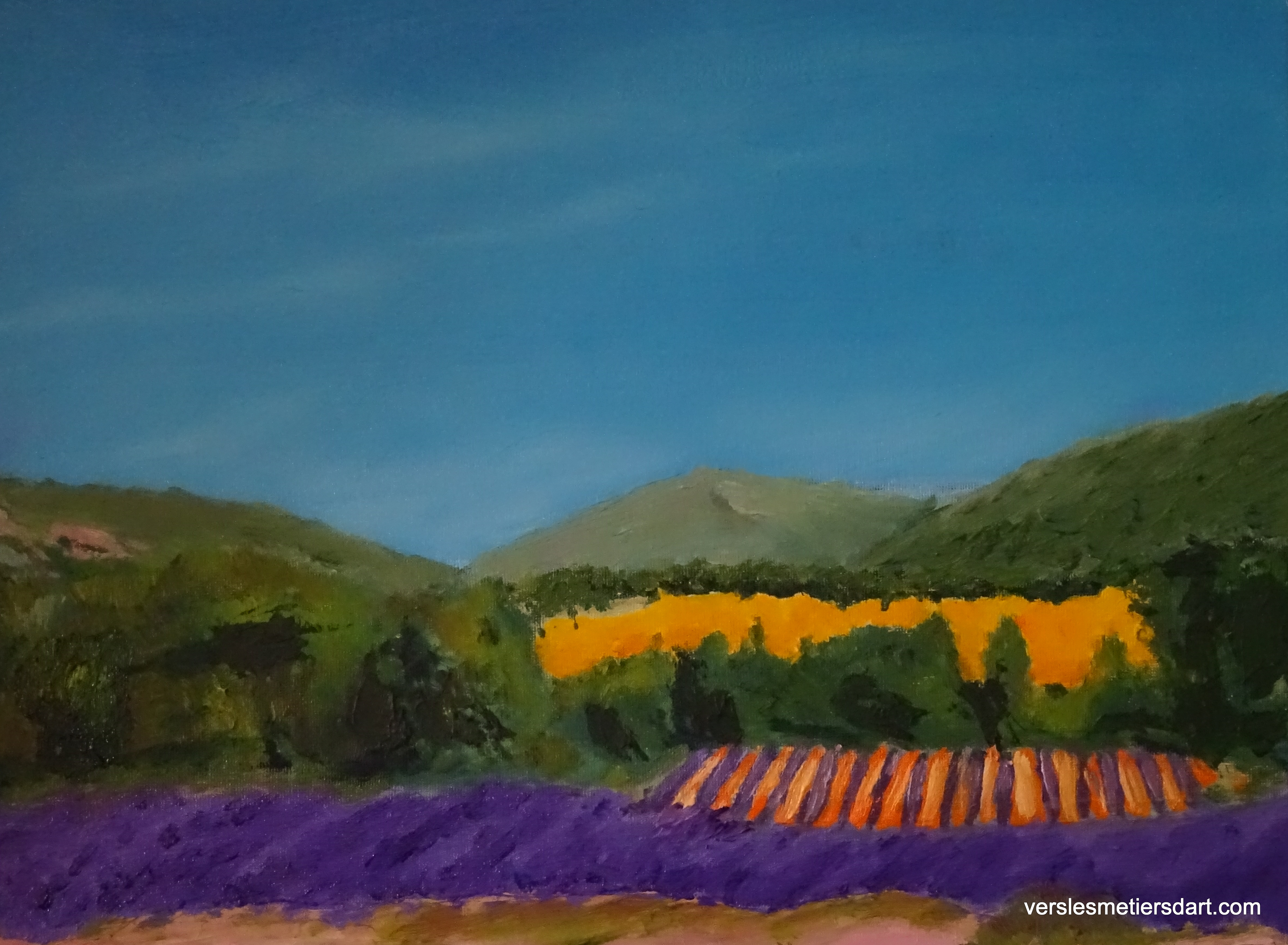 Paysage de Provence par Jean-Marie